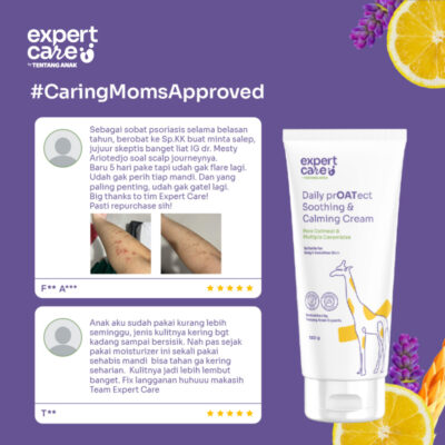 Expert Care Soothing Calming Moisturizer Cream / Lotion Bayi Anak Kulit Sensitif 50g /150g thumbnail 3