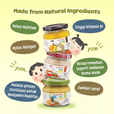Yummy Bites Meal Step 1 / 2 / 3- Makanan Bayi MPASI 145 GR thumbnail 5