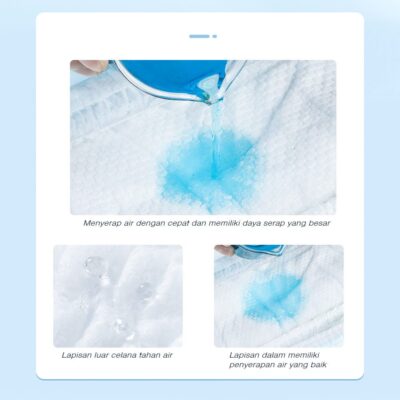 Popok Celana Renang Anak Bayi Batita Balita Tahan Air Sekali Pakai Baby Swim Diapers thumbnail 3