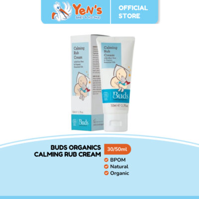 Buds Organics Calming Rub Cream | Calming Baby Cream - Krim Bayi dan Anak 30ml / 50ML