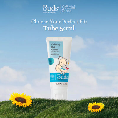 Buds Organics Calming Rub Cream | Calming Baby Cream - Krim Bayi dan Anak 30ml / 50ML thumbnail 6