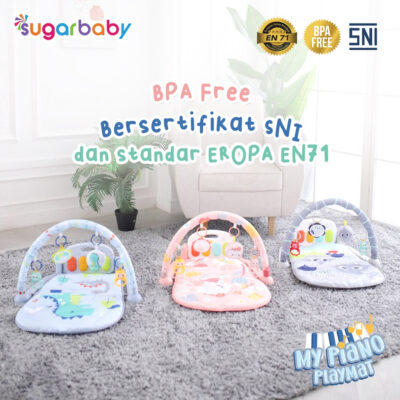 SUGARBABY My Piano Playmat Playgym All In 1 / Day & Nite / My Piano / Piano Playgym thumbnail 4