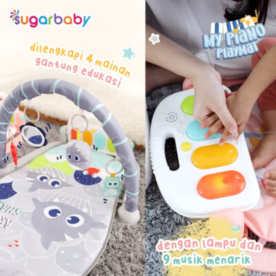 SUGARBABY My Piano Playmat Playgym All In 1 / Day & Nite / My Piano / Piano Playgym thumbnail 5