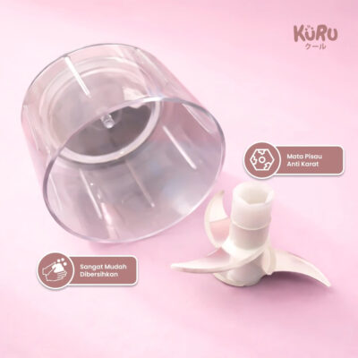 KURU FC2001 Electric Baby Food Chopper /  Blender Makanan Bayi Mpasi / Food Grade Material thumbnail 6