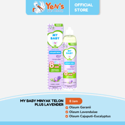 MY BABY Minyak Telon Plus Lavender 60ml / 90ml / 150 mL - Minyak Bayi Anti Nyamuk 8 Jam