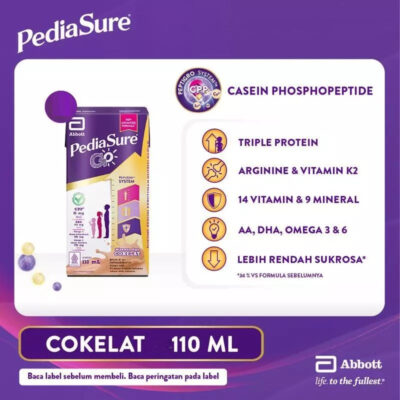 Pediasure Go 110 ml Susu UHT Pediasure Vanila / Coklat thumbnail 3