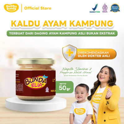 Bumbu Bunda Elia Kaldu MPASI 50gr Non MSG - Bumbu MPASI | Kaldu Asli thumbnail 3