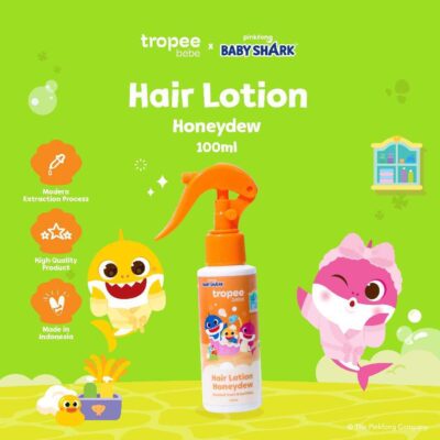 Tropee Bebe x Pinkfong - Lotion Rambut Hair Lotion 100ml - Perawatan Rambut Bayi dan Anak thumbnail 3