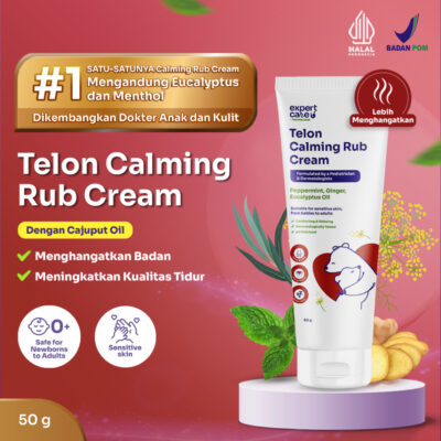 Expert Care Calming Rub Cream 50G / Aroma Telon & Lavender / Kuatkan Imun Legakan Napas Redakan Kembung thumbnail 5