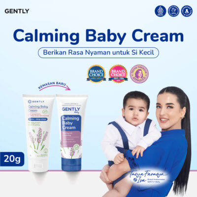 GENTLY Calming Baby Cream 20 gr / 50 gr - Perlengkapan Bayi Newborn Nyaman untuk si Kecil thumbnail 2