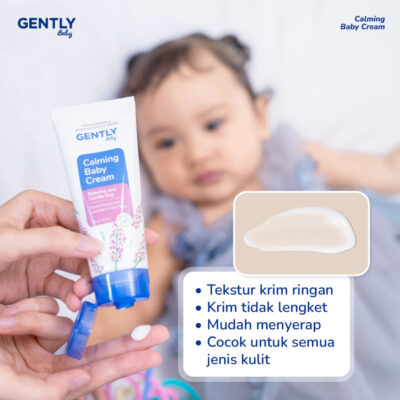 GENTLY Calming Baby Cream 20 gr / 50 gr - Perlengkapan Bayi Newborn Nyaman untuk si Kecil thumbnail 6