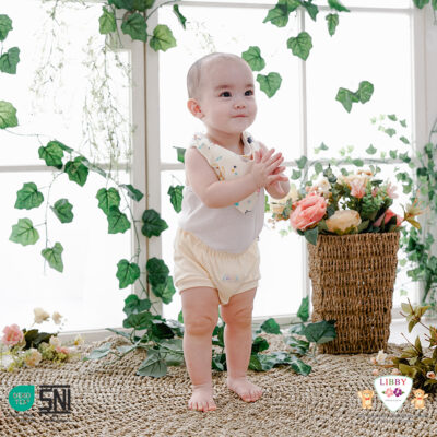LIBBY Singlet Kaos Kutang Bayi & Anak Polos Putih / kaos dalam anak (1 pcs) SML thumbnail 5