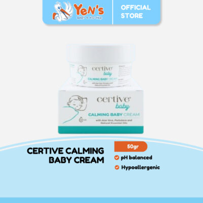 Certive Calming Baby Cream 50gr - Krim Penghangat dan Pereda Kolik pada Bayi dan Anak- Skincare bayi