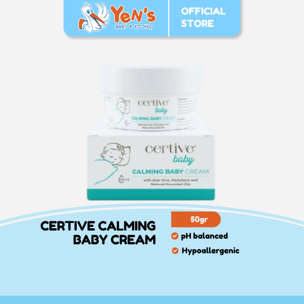 Certive Calming Baby Cream 50gr - Krim Penghangat dan Pereda Kolik pada Bayi dan Anak- Skincare bayi