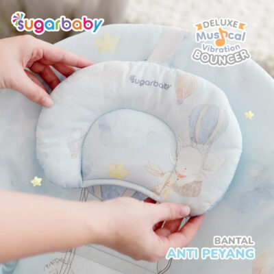 Sugar Baby New Deluxe Musical Vibration Bouncer/Ayunan Bayi/Bouncer Bayi BPA Free thumbnail 7
