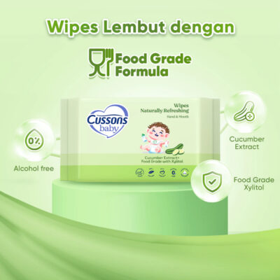 Cussons Baby Wipes - Tisu Basah Bayi 45's X3 thumbnail 3