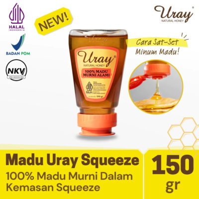 Madu Uray Squeeze - 100% Madu Murni 150GR HALAL thumbnail 2