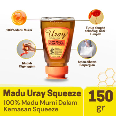 Madu Uray Squeeze - 100% Madu Murni 150GR HALAL thumbnail 3