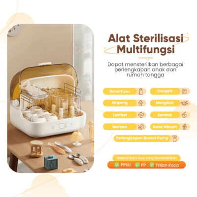 Emily UV Sterillizer & Dryer 16L 180W Sterillizer Baby / Sterillizer & Pengering Botol Bayi thumbnail 2