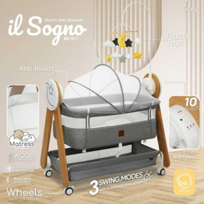 Babyelle il Sogno Electric Bassinet Baby Box - Ranjang Tidur Bayi BE917 thumbnail 3