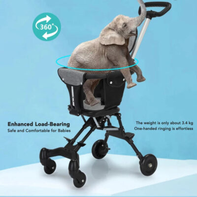Sakumini Stroller Portable Foldable - Kereta Dorong Lipat - Stroler Anak Bayi Travelling thumbnail 7