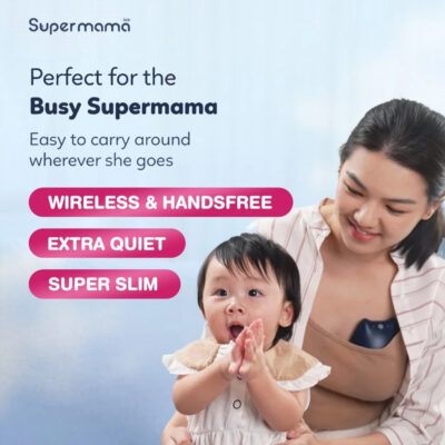 Supermama Lab Pompa Asi Elektrik Handsfree with Remote [Tanpa Kabel] | Portable & Wearable thumbnail 2