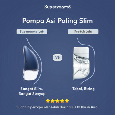 Supermama Lab Pompa Asi Elektrik Handsfree with Remote [Tanpa Kabel] | Portable & Wearable thumbnail 7