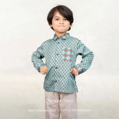 Little Palmerhaus Saraya Boy Attire Set (Setelan Baju Koko Anak Usia 1-6 Tahun) - Baju Lebaran 2026 thumbnail 4