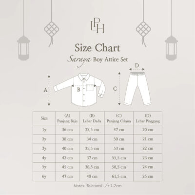 Little Palmerhaus Saraya Boy Attire Set (Setelan Baju Koko Anak Usia 1-6 Tahun) - Baju Lebaran 2026 thumbnail 8
