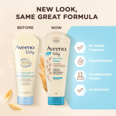 Aveeno Baby Daily Moisture Lotion 227gr thumbnail 3