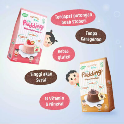 Yummy Bites Silky Pudding MPASI 90 gr / Pudding Lembut MPASI Bayi / Cemilan Bayi Tanpa Pengawet thumbnail 3