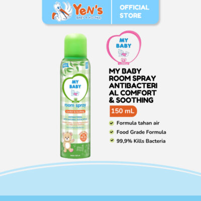 MY BABY Room Spray Antibacterial Comfort & Soothing 150 mL - Membunuh 99,9% bakteri dan virus