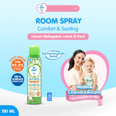 MY BABY Room Spray Antibacterial Comfort & Soothing 150 mL - Membunuh 99,9% bakteri dan virus thumbnail 2