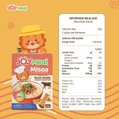 JoyMeal Misoa 70gr - Mie Sehat Lezat Bernutrisi Kuah Kaldu Sumsum Sapi / Mie Goreng Ayam Kampung thumbnail 4
