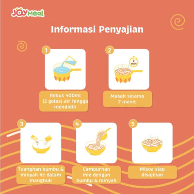 JoyMeal Misoa 70gr - Mie Sehat Lezat Bernutrisi Kuah Kaldu Sumsum Sapi / Mie Goreng Ayam Kampung thumbnail 9