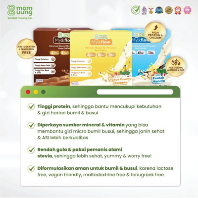 Mom Uung Susu Mylkflow 15 Sachet - Susu Pelancar ASI Halal BPOM thumbnail 6