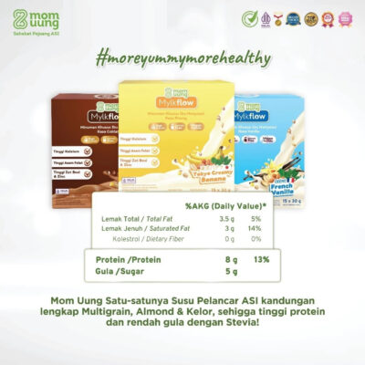 Mom Uung Susu Mylkflow 15 Sachet - Susu Pelancar ASI Halal BPOM thumbnail 7