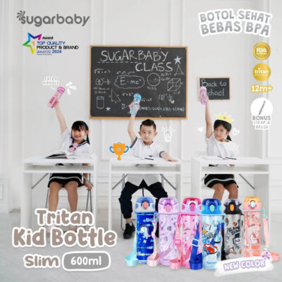 Sugarbaby Tritan Kid Bottle Slim 600 ml botol minum anak BPA free Aman/Premium Tritan Eastman Bottle thumbnail 2