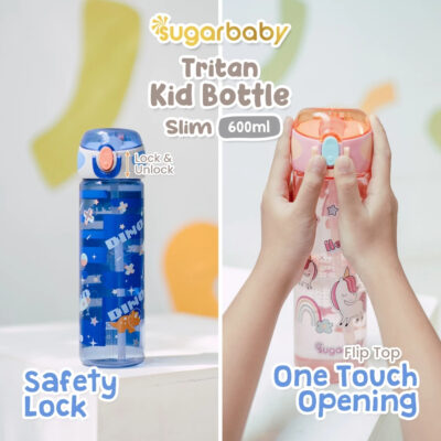 Sugarbaby Tritan Kid Bottle Slim 600 ml botol minum anak BPA free Aman/Premium Tritan Eastman Bottle thumbnail 6