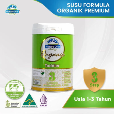 Nature One Dairy Organic Step 3 - Susu Formula Organik 900 Gram Halal thumbnail 2