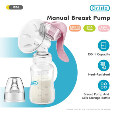 Dr.isla Breastfeeding MB6 / Pompa Asi Manual / Breast Pump BPA FREE thumbnail 2