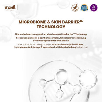 Moell Body Lotion Bayi 80gr - Melembapkan Kulit Badan Anak - Perawatan Kulit Kering dan Sensitif thumbnail 7