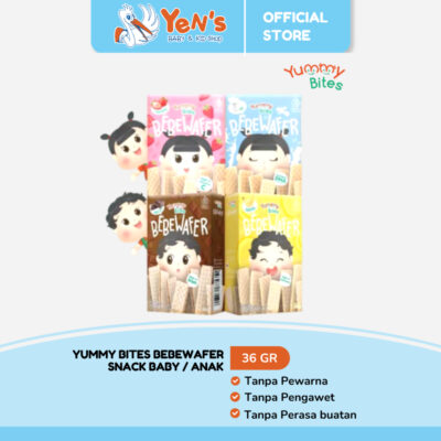 Yummy Bites Bebewafer 36 GR Snack Baby/ Cemilan wafer anak/ Snack anak Halal