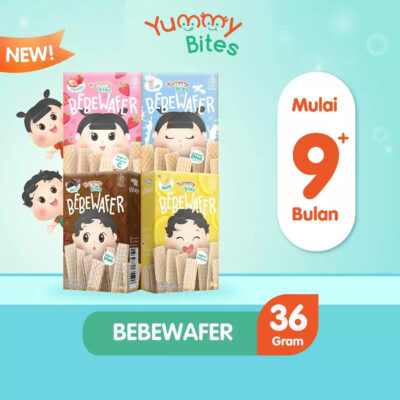 Yummy Bites Bebewafer 36 GR Snack Baby/ Cemilan wafer anak/ Snack anak Halal thumbnail 2