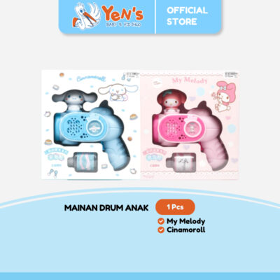 Sunny Bubble Gun Blu , Pink - Bubble Gun Otomatis Karakter Sanrio - Mainan Anak ( 1 Pcs )