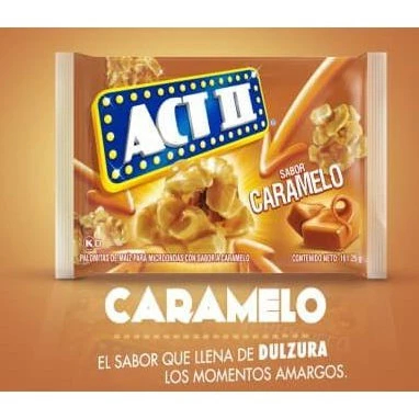 ACT II Microwave Popcorn Caramelo, Sweet & Salty, Butter, Cheddar thumbnail 2