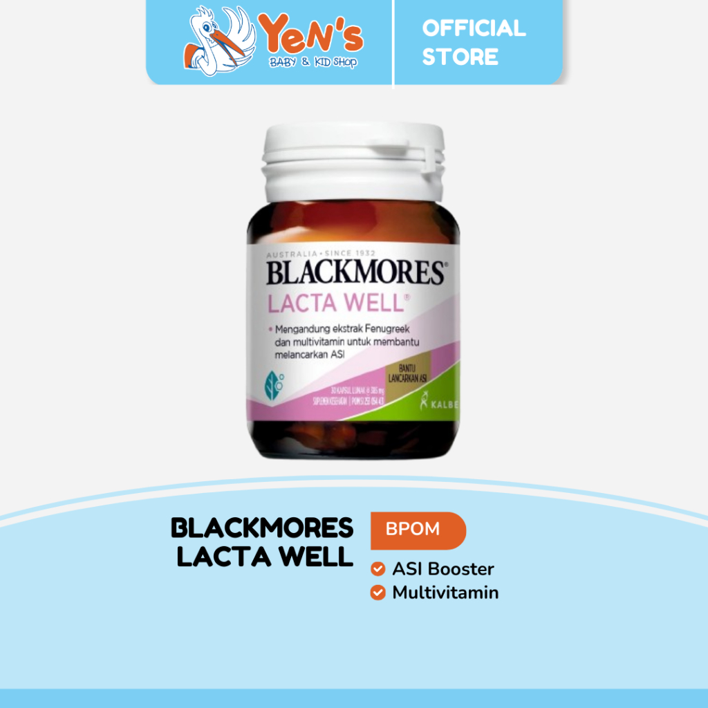 Blackmores Lacta Well 30 Kapsul / 60 Kapsul - BPOM - Halal