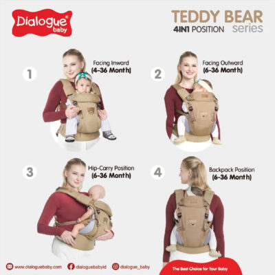 Dialogue Baby Gendongan Bayi SSC M Shape Teddy Bear Series 4 in 1 ( 1 PCS ) thumbnail 3