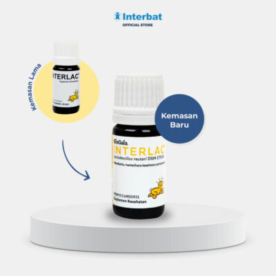 Interlac Probiotik Drops 5ml - Membantu Menjaga Kesehatan Saluran Cerna Bayi & Anak Formula bebas laktosa thumbnail 4