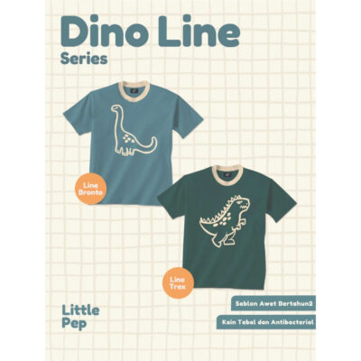Little Pep - Dino Active Series - Baju Anak Laki Laki / Perempuan motif dinosaurus thumbnail 2